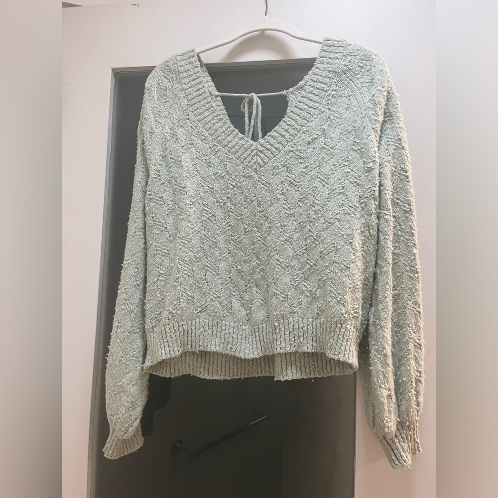 Altar’d State Knit Tie-Back Sweater